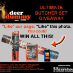 deer dummy butcher set contest