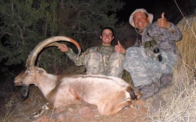 Brent Bowen with his Ibex in New Mexico