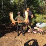 Another photo from our 2015 Cape Breton family moose hunting trip weekend. We took a 17-point Moose. The Moose was shot with a Browning 308 Lever Action Rifle. The hunters that day were: Darrel Garrison, Ryan Garrison and Brandon Ryan.