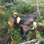 Another photo from our 2015 Cape Breton family moose hunting trip weekend. We took a 17-point Moose. The Moose was shot with a Browning 308 Lever Action Rifle. The hunters that day were: Darrel Garrison, Ryan Garrison and Brandon Ryan.