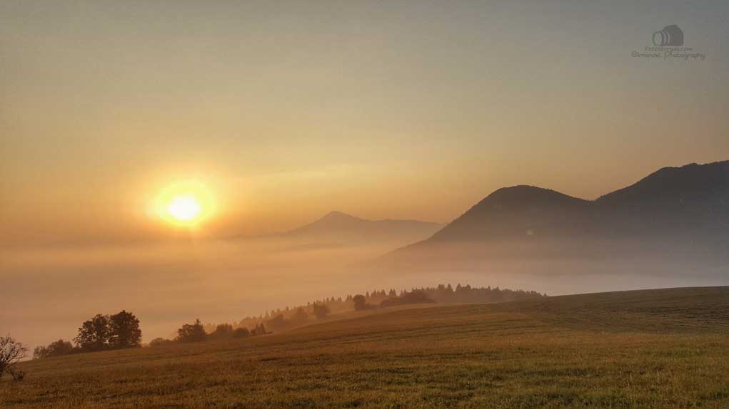 Slovakia Landscape at Sunrise