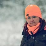 Women Hunter wearing Blaze Orange
