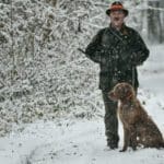 Hunter with Hunting dog