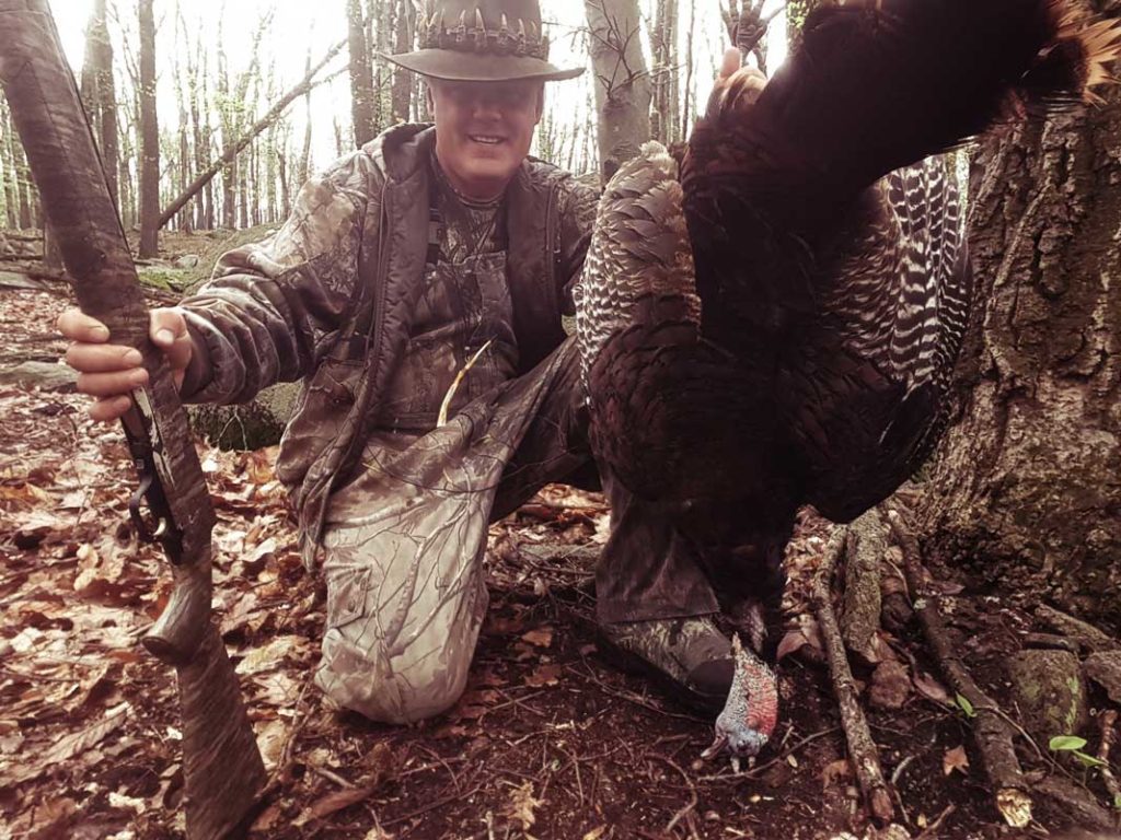 A Happy New Jersey Turkey Hunter with his Fall Wild Tom Turkey | Hunting Magazine
