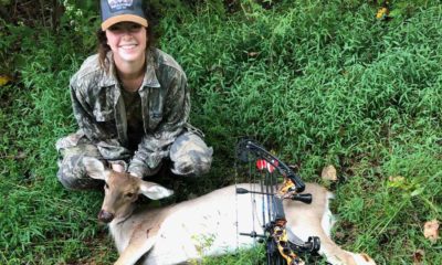 Featured Fan Photos: Daughters First Bowhunting Bow Kill Whitetail | Hunting Magazine
