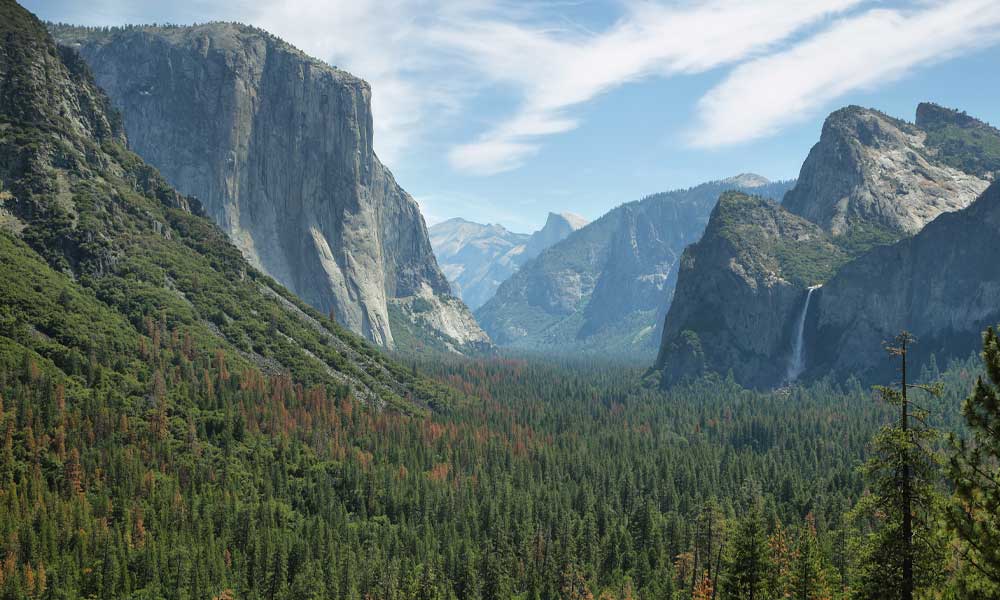 Views of "El Capitan" and half Dome, Yosemite - Hunting Magazine