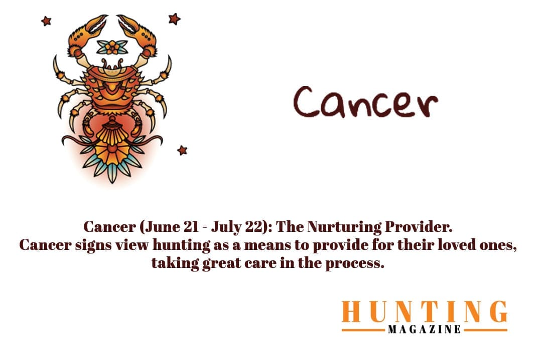 Hunter Zodiac Sign Cancer Hunting Magazine