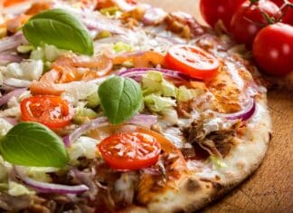 The Gobbler Galley: Wild Turkey & Bacon Ranch Pizza Home-style Turkey-Bacon Ranch Pizza - Turkey Pizza - Critter Cookbook