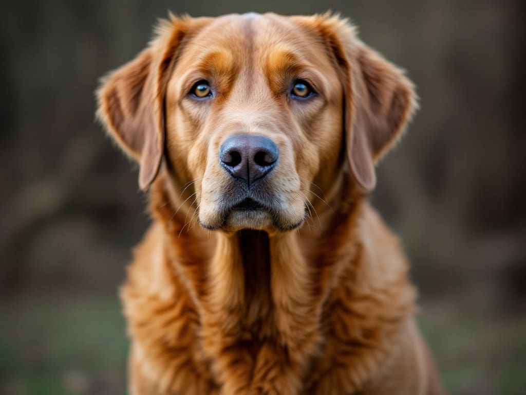 Chesapeake Bay Retriever Hunting Dog