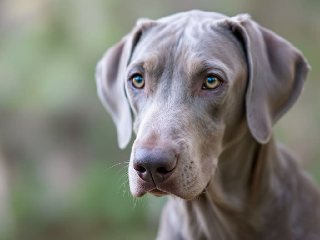 Weimaraner Hunting Dog