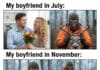 Boyfriend Transformation: July vs. November Hunter Meme Boyfriend Transformation July vs. November Hunter Meme Hunting Magazine