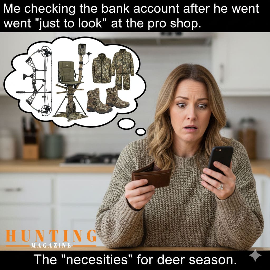 Checking Bank Account After Pro Shop Hunting Gear Trip Meme Hunting Magazine
