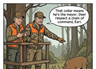 Ol’ Rutgers Comic: Deer’s Got a Government Job ol rutgers deer mayor collar comic