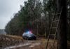 Delaware Hunter, 74, Arrested After Shooting Woman Mistaken for Deer Police vehicle at a Delaware farm field woodline after a hunter shot a woman he mistook for a deer