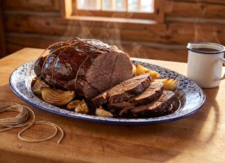 Moose Roast Recipe in the Slow Cooker with Root Vegetables Moose Roast Recipe in the Slow Cooker with Root Vegetables