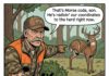 Ol’ Rutgers Deer Hunting Cartoon: Decoding the Herd morse code deer comic